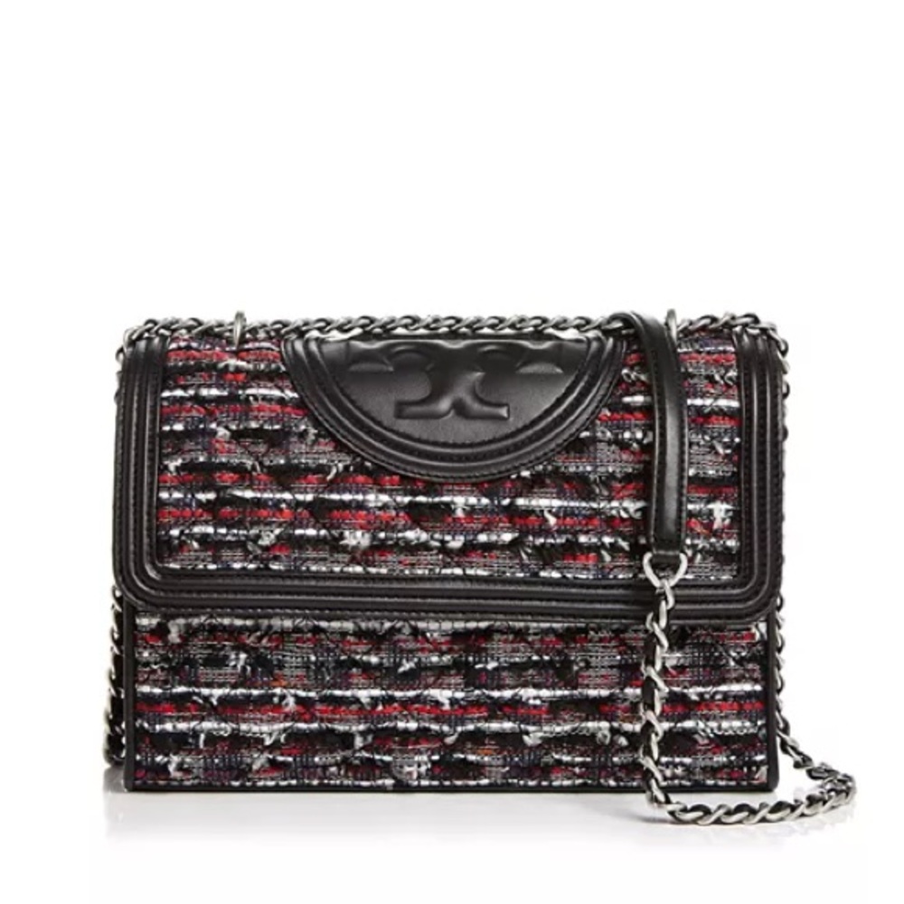 TORY BURCH FLEMING TWEED BAG